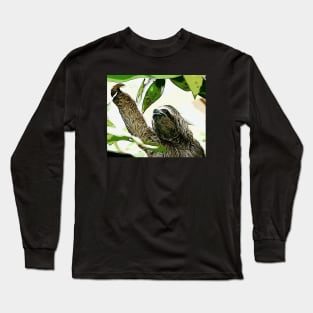 Amazon Sloth Long Sleeve T-Shirt